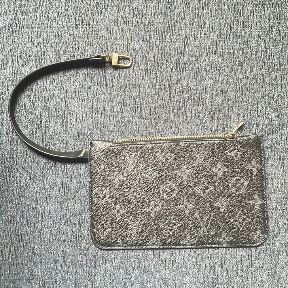 Louis Vuitton black monogram wristlet